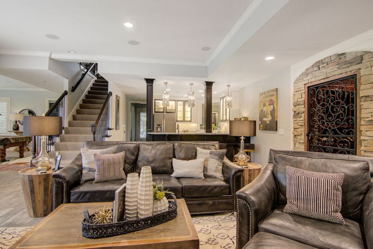 luxury basement remodel